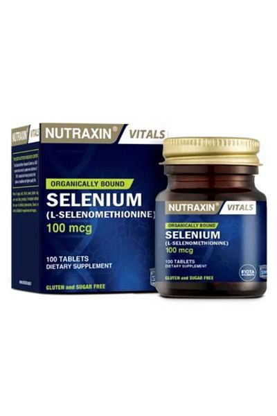 Nutraxin Vitals Selenium 100Mcg 100 Tablets