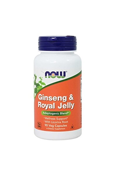 Now كبسولات الجينسنغ وغذاء الملكات 90 كبسولة