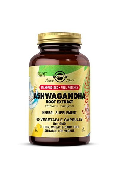 Solgar Ashwagandha Root Extract Capsules 60S