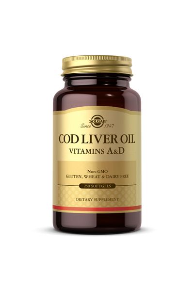 Solgar Norwegian Cod Liver Oil Softgel 100s