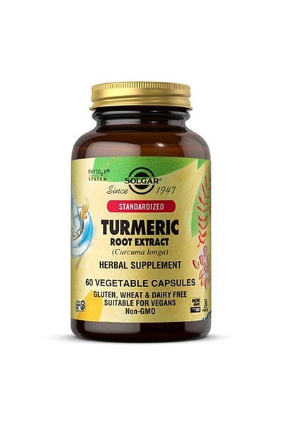 Solgar Turmeric Root Extract Vegetable capsules 60s