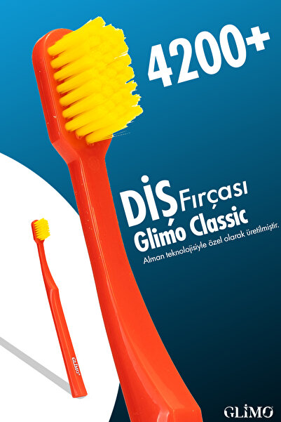 Glimo Classic 4200 Diş Fırçası, Hassas Diş Eti Dostu, Ultra Yumuşak Kıl, Diş ...