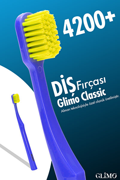 Glimo Classic 4200 Diş Fırçası, Hassas Diş Eti Dostu, Ultra Yumuşak Kıl,diş E...