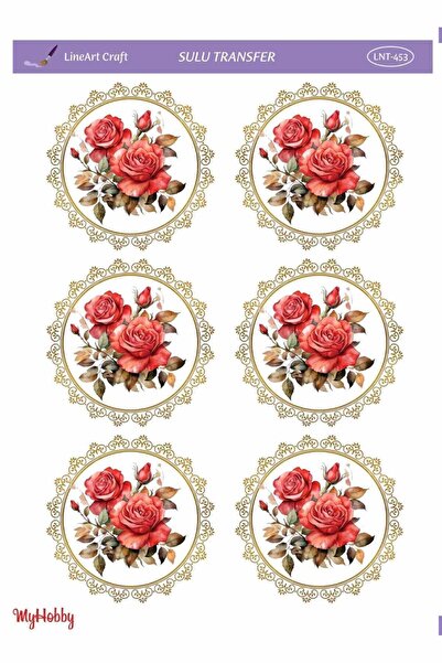 LİNEART Lineart Sulu Transfer No:LNT453 25x35cm