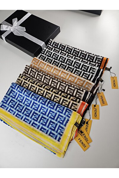 Webinay Home F Desen  Vual İpek Şal Yeni Sezon Premium Kalite