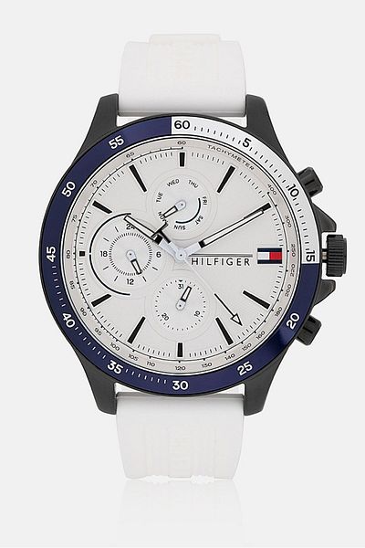 Tommy Hilfiger Men Classic Th1791723 Men Quartz Wristwatches, White