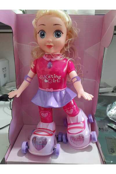 sfs elektrik PATENLİ KIZ BEBEK KIZ OYUNCAĞI IŞIKLI SESLİ PATENLİ BEBEK
