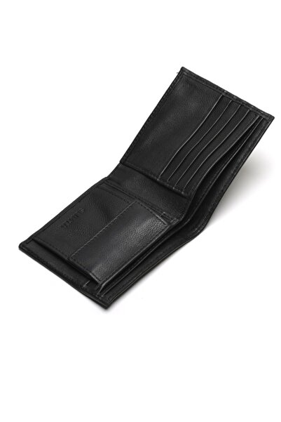 SLIMTA Men's Genuine Leather Wallet with 6 Card Slots Slim Bifold Wallet for Men Leather Wallet