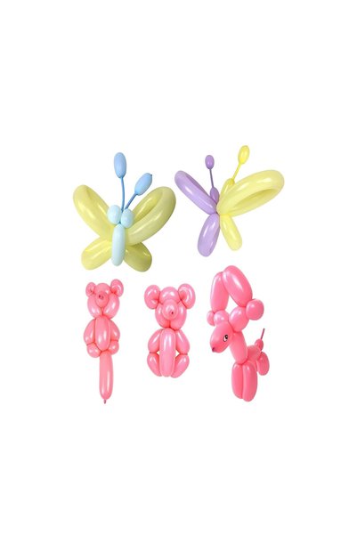 ferah feza Sausage Balloon Set |   10Pcs Sausage Balloon, 1Pcs Mini Balloon Pump Mixed Color for Party, Birthday