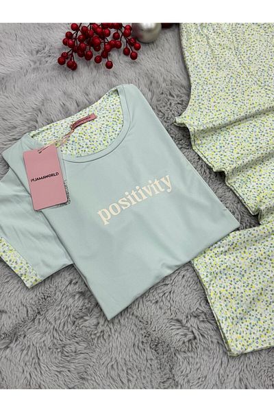 pijamaworld Short Sleeve under Arm Long Pocket Pajama Set