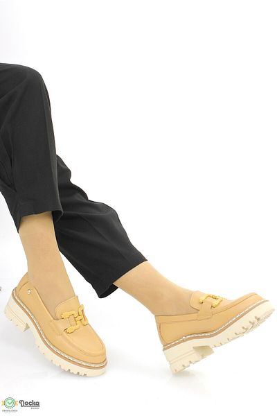 Mammamia Women's Daily Genuine Leather Orthopedic Loafer Shoes M26Ya3765