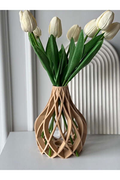 DREAM MODE 3D Dekoratif Modern Tasarımlı şık ve zarif. Gösterişli Sahha Vazo....