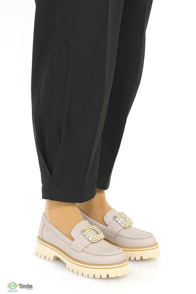 Mammamia Women's Daily Loafer Genuine Leather Laceless Orthopedic Shoes M26Ya3855