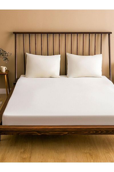 LC Waikiki LCW HOME Βαμβακερό διπλό ελαστικό σεντόνι
