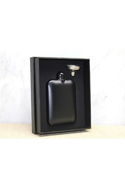 hediyeconcepti Stainless Steel Portable Flask & Funnel Set