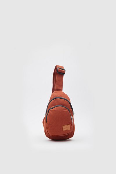 Shanta Tile D17 Unisex τσάντα μέσης και ώμου με διπλή θήκη με φερμουάρ και ρυθμιζόμενο λουράκι