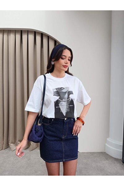 ESRAHELVACI Μπλουζάκι με εκτύπωση εικόνας