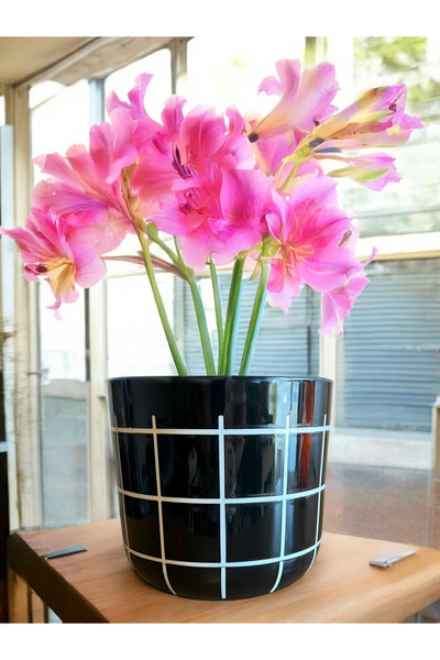 TEMMUZ HOME Yeni Karo Saksı Ev Ofis ve Dış Mekan Kullanımına Uygun Modern ve ...