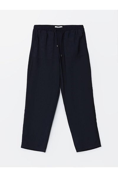 LC Waikiki Lcw Grace Carrot Cut Women's Trousers with Elastic Waist