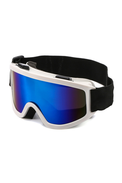 Choice 11 نظارات تزلج بإطار كبير مع عدسة ملونة مضادة للتصادم ومضادة للتوهج للرياضات الخارجية والثلج والثلج