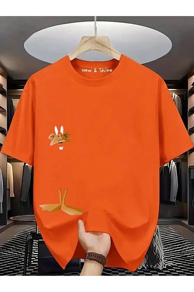 New Shine 1 tricou este un cadou pentru achiziții de 6 și mai sus în coș - Tricou oversize cu imprimeu Donald Duck