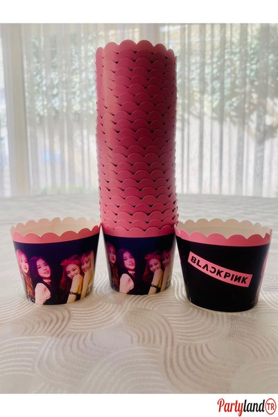 PartylandTR Blackpink 25 Adet Cupcake Ve Muffin Pişirme Kabı