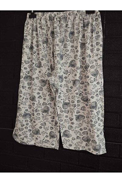 anne moda ankara Summer, Thin, Cotton, Short sleeve, Capri, LARGE SIZE, Pajamas set