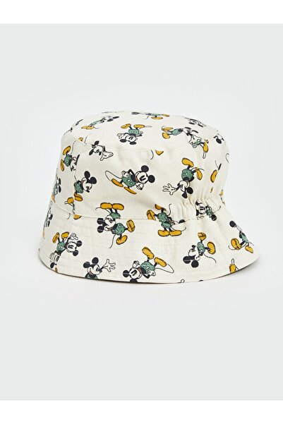 LC Waikiki LCW baby Mickey Mouse Baskılı Erkek Bebek Bucket Şapka