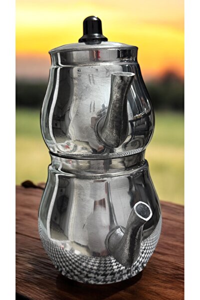 maraşçarşısı Paslanmaz Alüminyum Çaydanlık 1 No