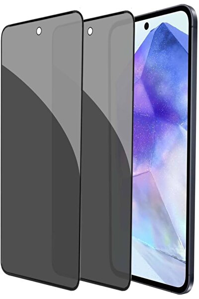 TechnoZone Samsung Galaxy A55 Uyumlu Görünmez Hayalet Full Kaplayan Ekran Kor...