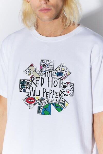 Tee&more. تي شيرت فاخر كبير الحجم للجنسين - مطبوع عليه فلفل حار أحمر