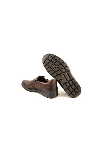 Forelli 32606 Genuine Leather Men's Comfort Shoes Brown