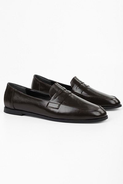 Shoeberry Damskie mokasyny Jule Brown Skin