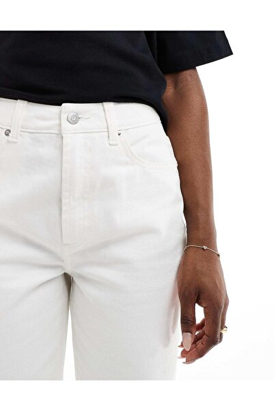 geenz manifacture Noon White Ngbutika Lycra Mom Jeans