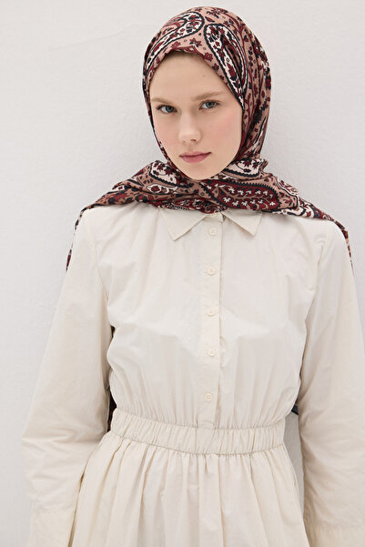 MODA Μαλακό σάλι σειράς Kokina σε χρώμα Nude