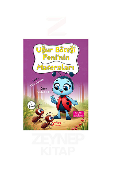 Yuva Yayınları 1.Sınıflar İçin Uğur Böceği Poni'nin Maceraları 10 Kitap Set