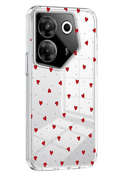 3GEN CASE Tecno Camon 20 Pro 5g Compatible Patterned Transparent Silicone Case