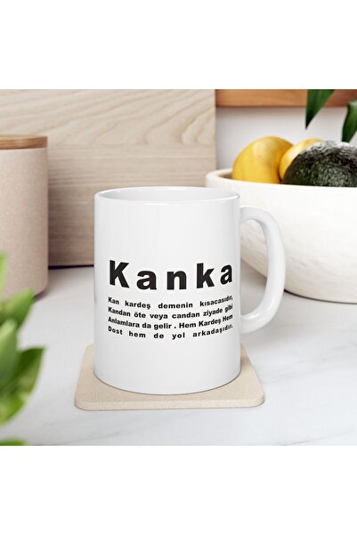 yüksel34 Kanka Temalı Bardak , Kankaya hediye Bardak , Arkadaşa Hediye Bardak