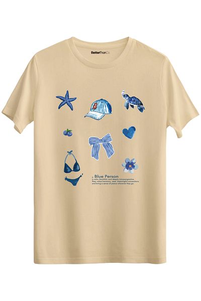 BetterThanCo Blue Person - Κανονικό μπλουζάκι