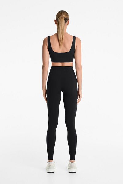Oysho V-cut light-touch super high rise 65cm ankle-length leggings