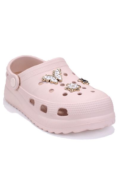 DAGOSTER Dja75-205 Ecru Stone Orthopedic Daily Girl's Cross Sports Slippers