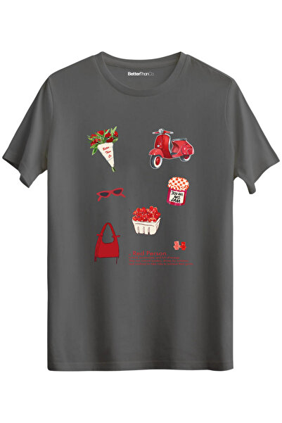 BetterThanCo الشخص الأحمر - تي شيرت عادي