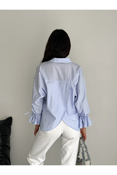 sportiness BLÚZ ING ING UJJÚ KÖTÖTT CSÍKOS MINTÁS TERIEPAMUT ANYAGÚ PÓLÓ ING