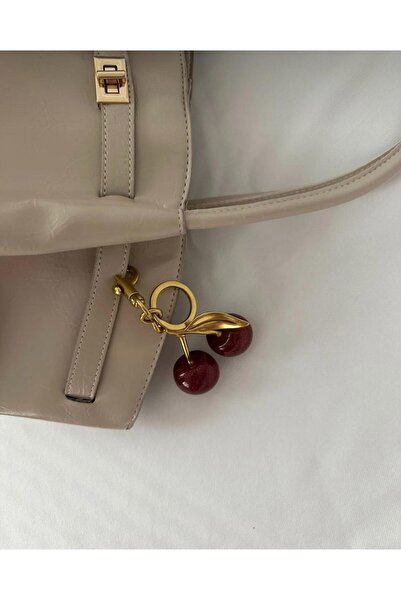 Butik TACCA Cherry/Chery Bag Charm, Custom Design Bag Accessory and Keychain