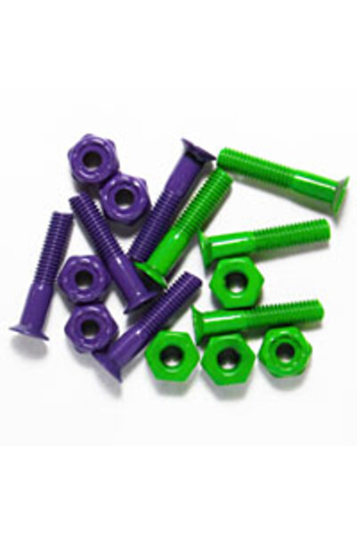 Steadfast أدوات فيليبس مطلية مقاس 1 بوصة [4 أرجواني / 4 أخضر]