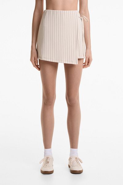 Oysho Soft Touch tie shorts with modal