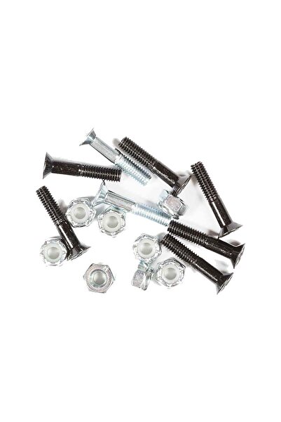 Cal-7 فيليبس هاردوير 1 بوصة [2 فضي / 6 أسود] [مجموعة / 8]