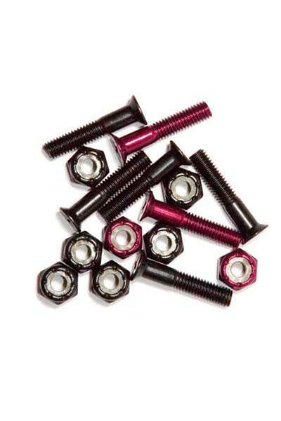 Steadfast Colored Phillips Hardware 1" [6 Black / 2 Red]