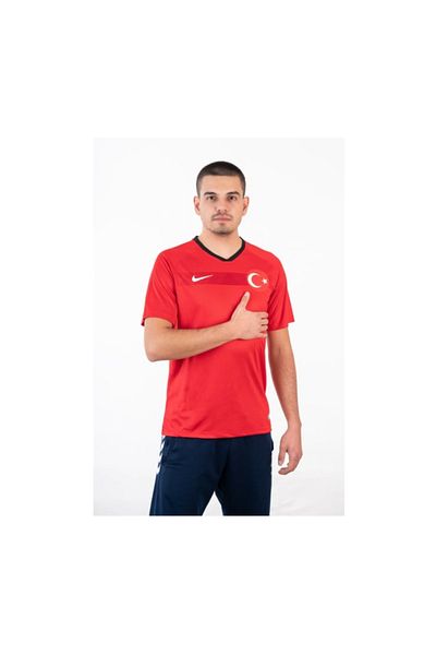 Nike Turkey Red Stadium Jersey Euro 2018