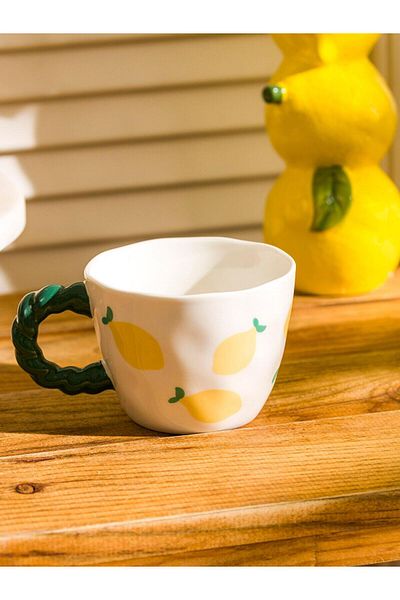 LC Waikiki Lcw Home Lemon Printed Ceramic Mug 270 ml
